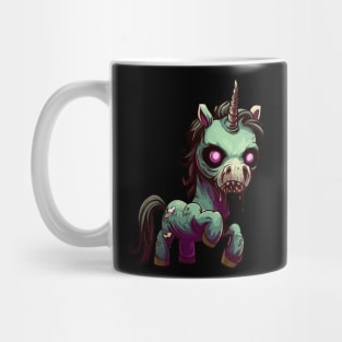 Spooky magical zombie unicorn Mug